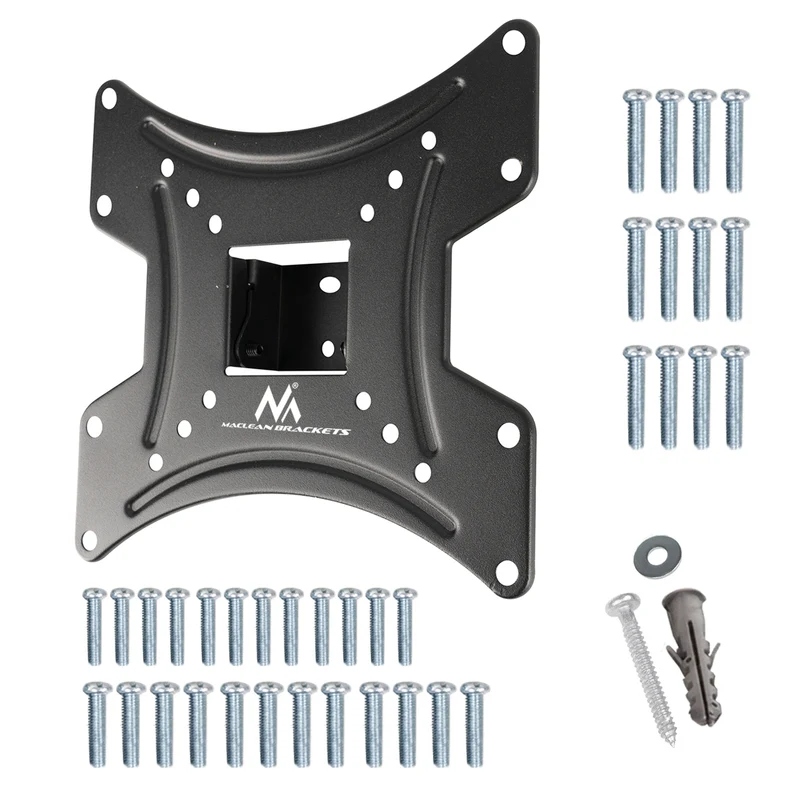 Maclean-Halterung für TV oder Monitor, max. VESA 200x200, 23-43", 30kg, schwarz, MC-414