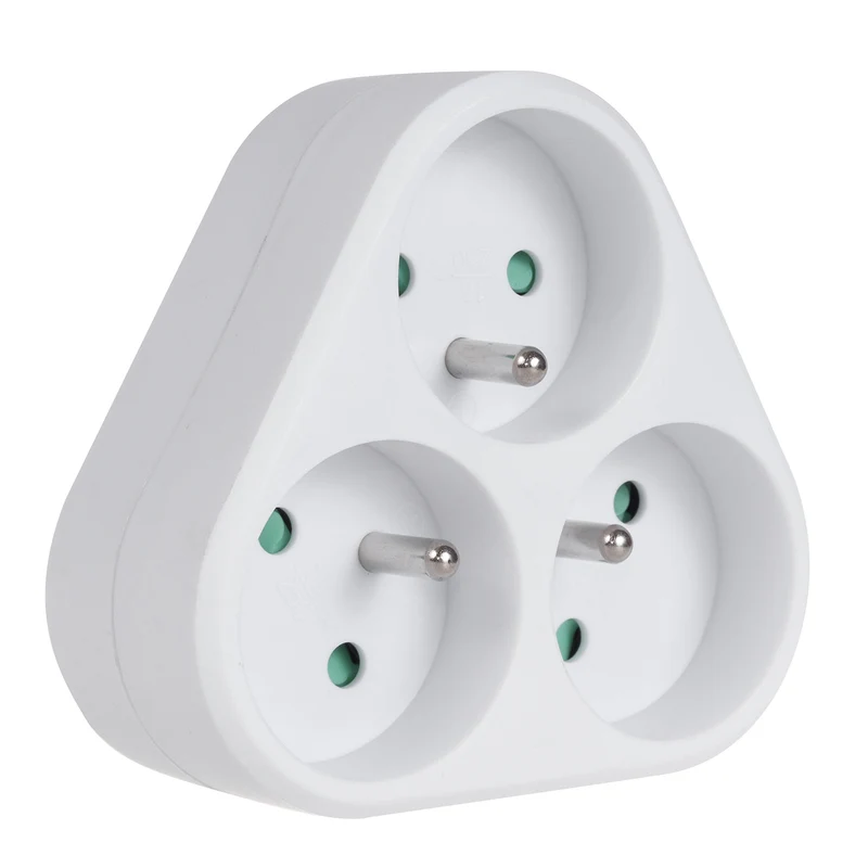 Dreifachsteckdose mit Masse Maclean Energy MCE214 16A