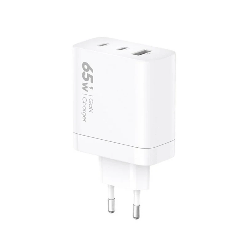 VIDVIE Netzladegerät, 3A, 65W, 2x USB-C, 1x USB, USB-C/Iphone-Kabel, PLE262