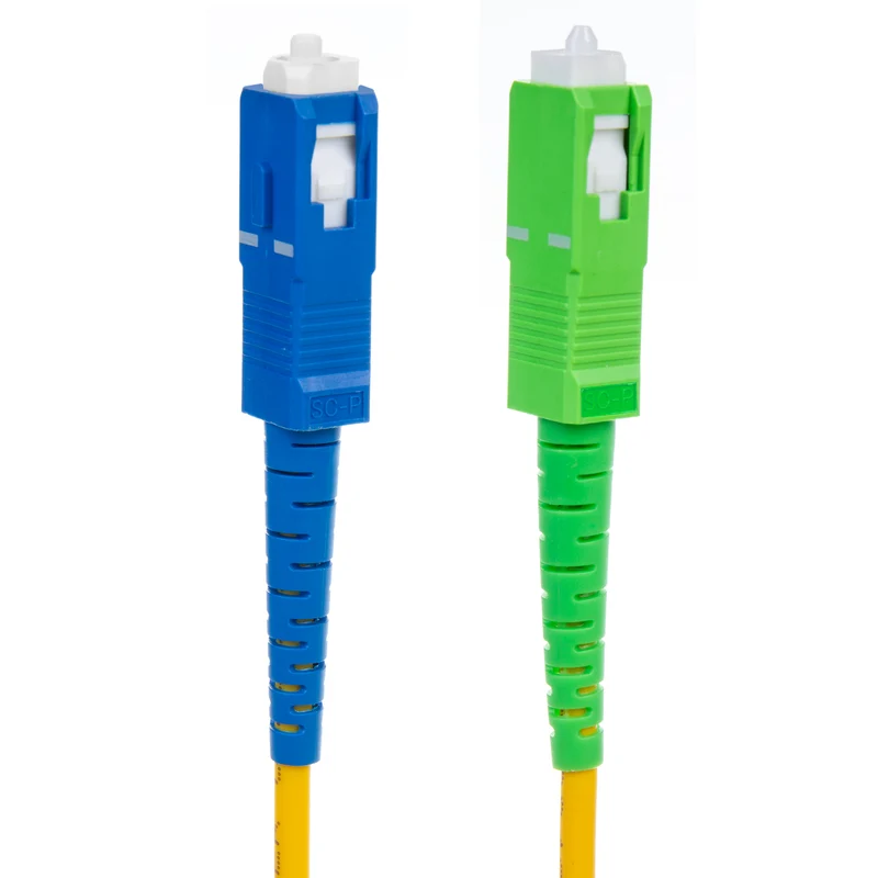 Maclean LWL-Patchkabel Glasfaserkabel, SC/APC-SC/UPC SM 9/125 LSZH, Singlemode, Länge 3m, Simplex, G657A2, MCTV-402