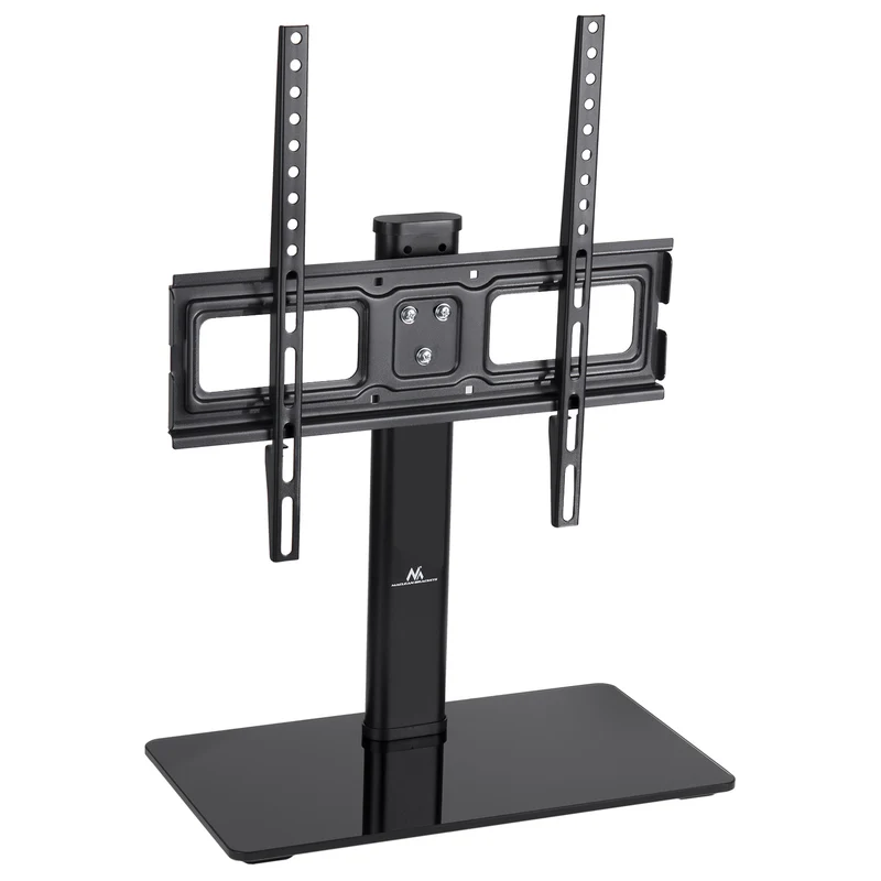 Maclean MC-450 Universeller TV-Ständer Standfüß TV Bildschirm Stand für 32-65" QLED LCD LED OLED Plasma Fernseher bis max. 40kg max. VESA 400x400, Höhenverstellbar