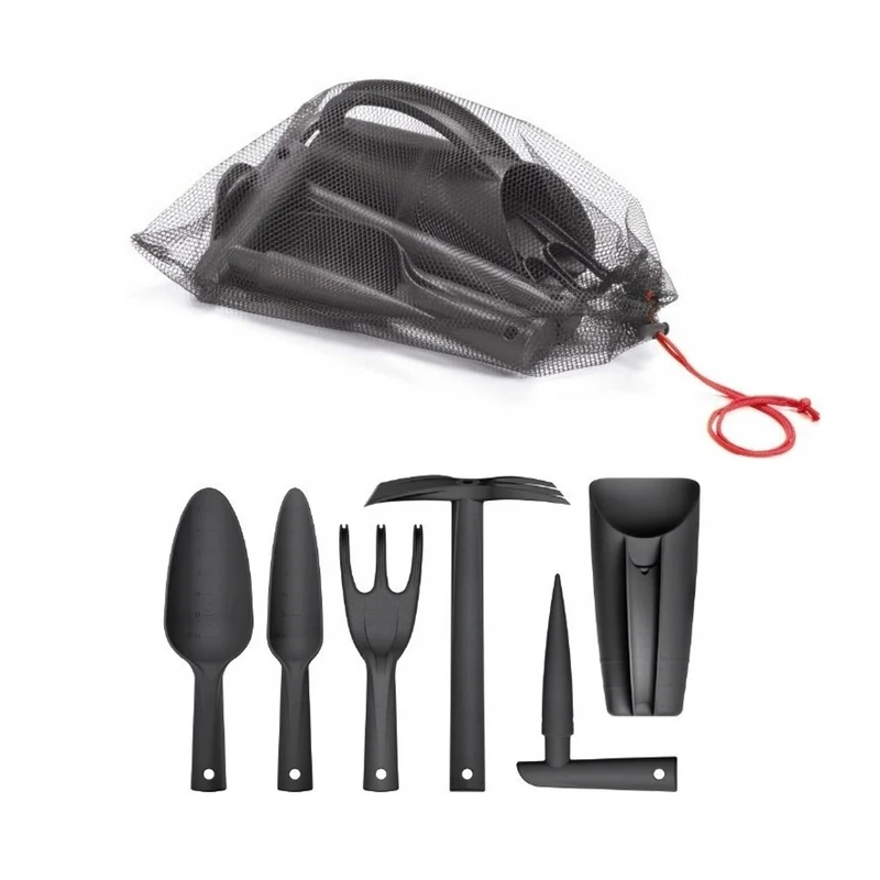 Prosperplast Set mit 6 Handwerkzeugen in Anthrazit