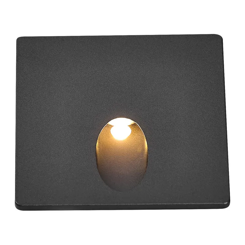 Rabalux Treppenlicht, LED 3W, Farbe warmweiß, schwarz, Boven