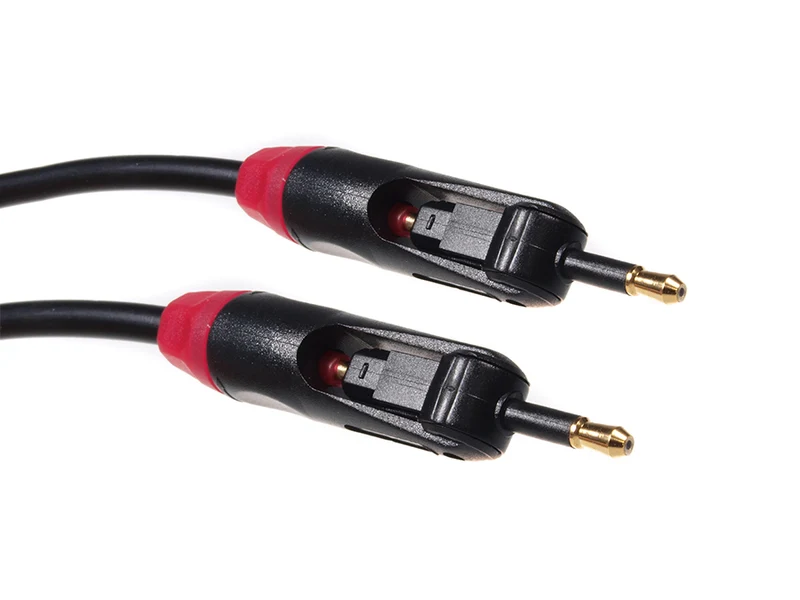 Maclean TV Systems Drehbares 2in1 Toslink Kabel 0,5m bis 3m