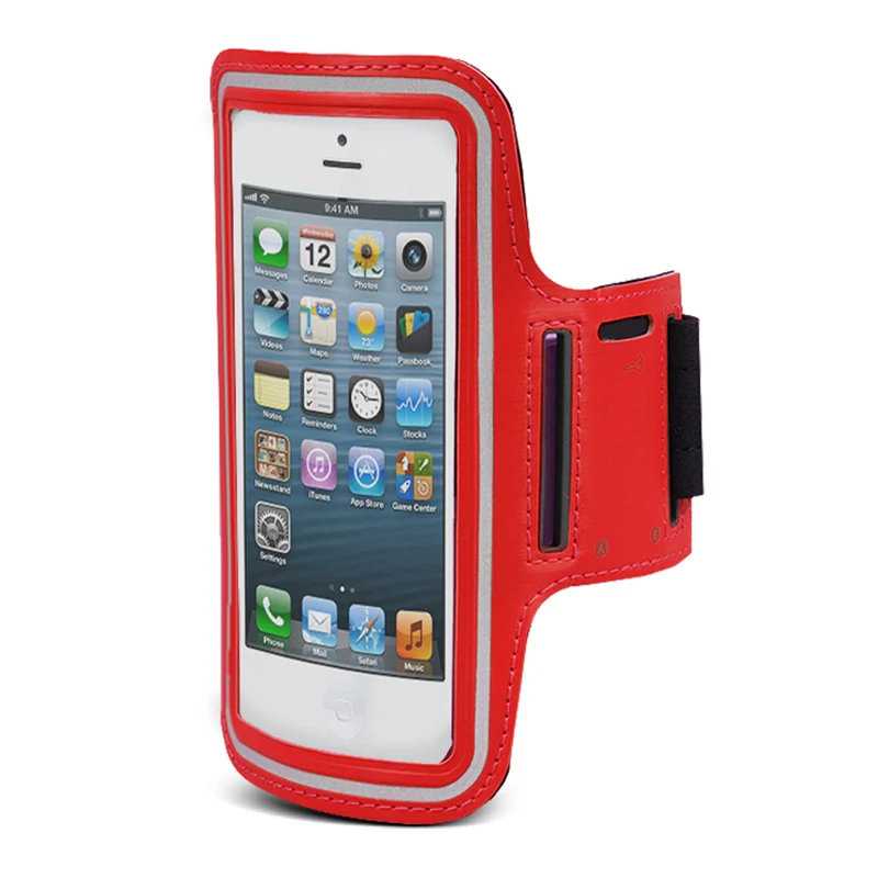 Maclean MC-405 R rot 4,8" Schulter Handytasche