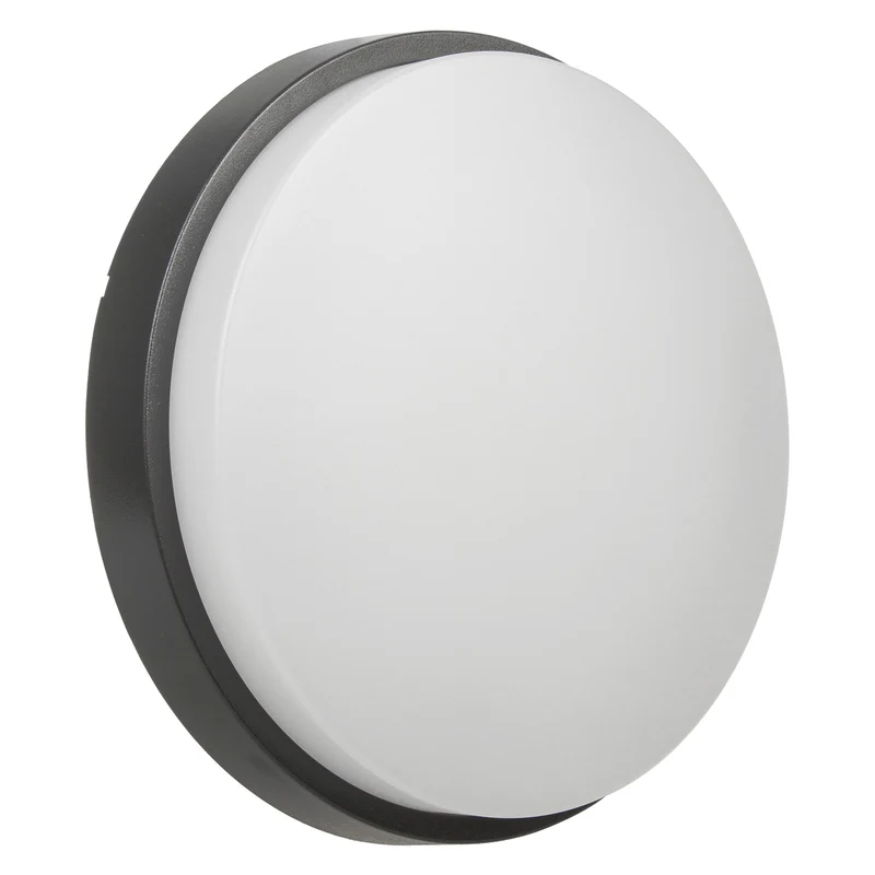 LED Wand- und Deckenleuchte Innen-/ Außenbeleuchtung 15W 1100LM IP54 4000K Neutralweiß (Grau, Rund)