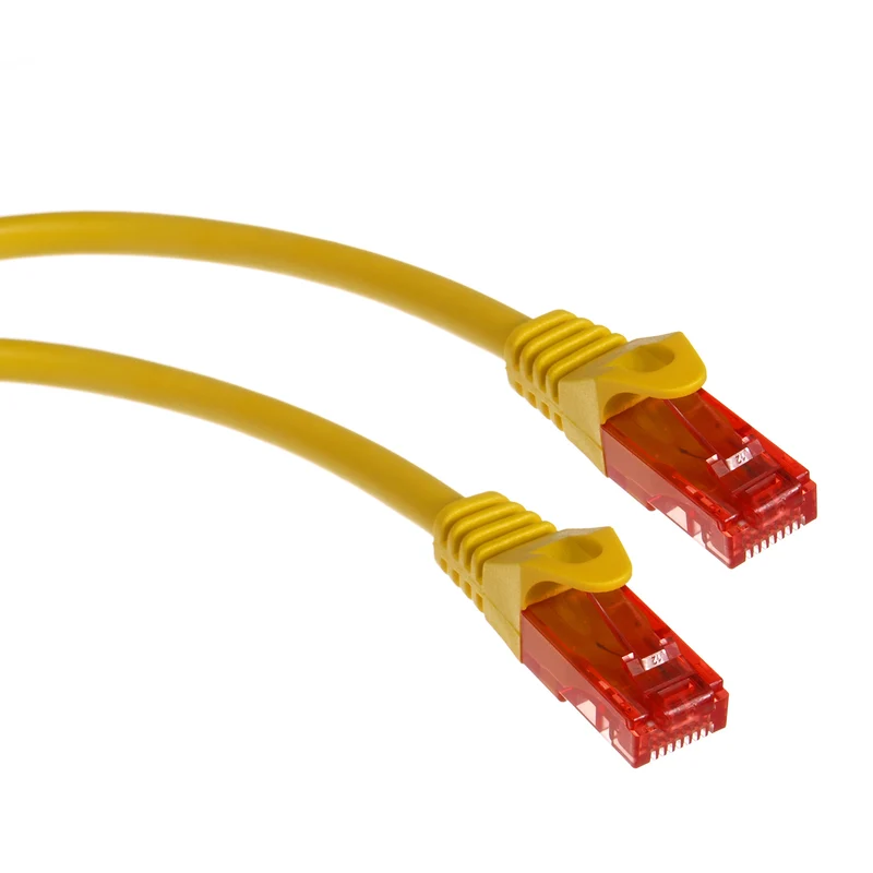 LAN Netzwerkkabel pr. Ethernet RJ45 UTP cat6 0.5m Maclean MCTV-300 Y