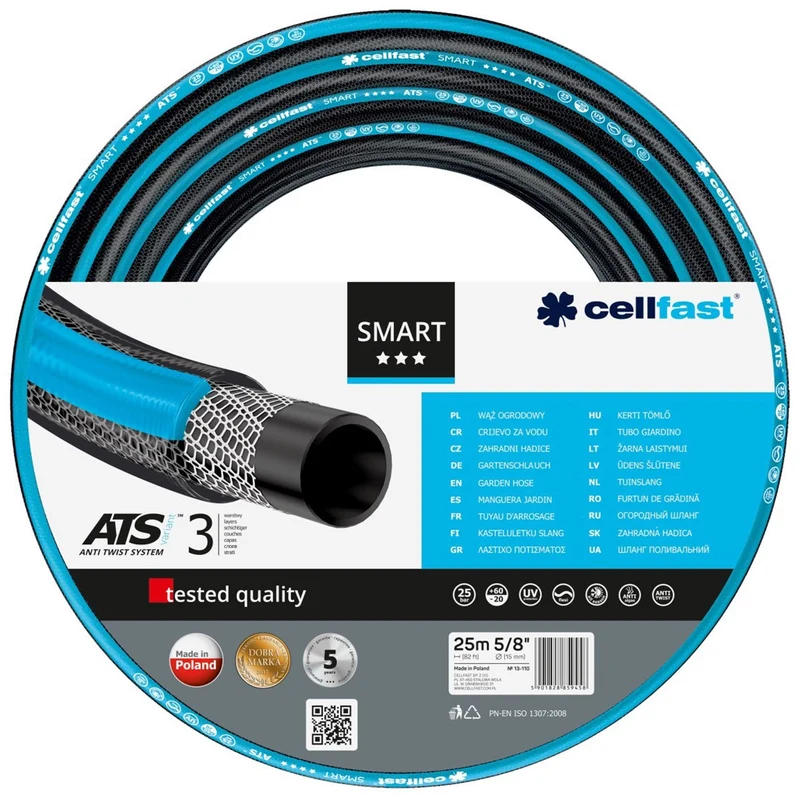 3-Lagiger Wasserschlauch Cellfast SMART Anti Twist System