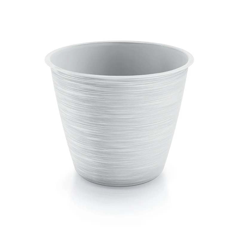 Furu Blumentopf für Innen- und Außenbereich UV-Beständig Rund Kunststoff DFO200-S449 weiß