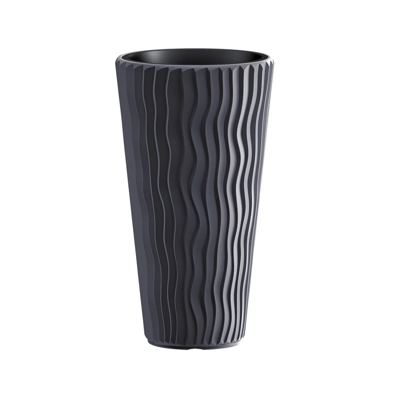 Blumentopf mit Einsatz Sandy Slim DPSP300 - anthrazit