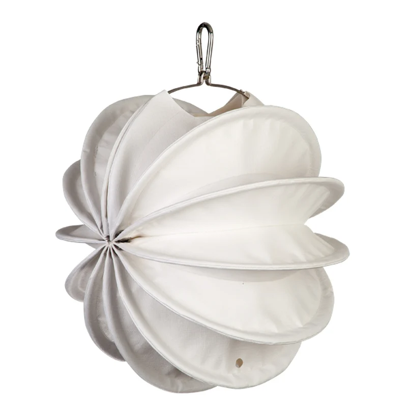 Barlooon® Outdoor Lampion - Wetterfeste Hängeleuchte für Garten, Terrasse & Balkon - Ø 30 cm / 50 cm (Größe S/M) in Weiß, Creme Beige, Flieder & Pink