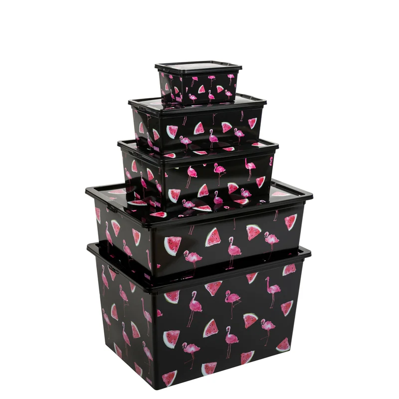 Kreher Boxen-Set 5tlg. FLAMINGO: Größe XS bis XL
