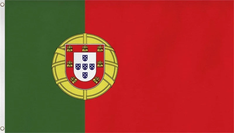 Portugal Flagge 150x90cm Länderflagge Fahne mit Ösen Indoor Outdoor-Bandeira de Portugal 150 x 90 cm