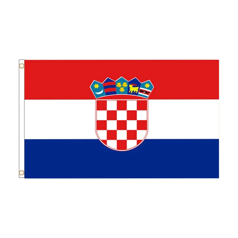 Kroatien Flagge 150x90cm Länderflagge Fahne mit Ösen Indoor Outdoor-Zastava Hrvatske 150 x 90 cm
