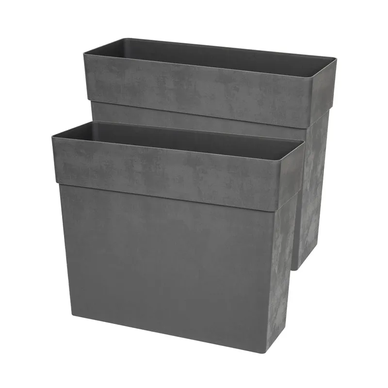 2 x Rollbarer XXL Sichtschutz 'LIKE' 80 cm (Farbe wählbar)