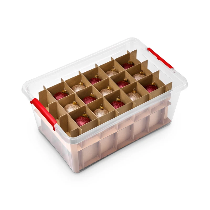 X-Mas Box mit Einteilern und abschließbarem Deckel (Set wählbar)