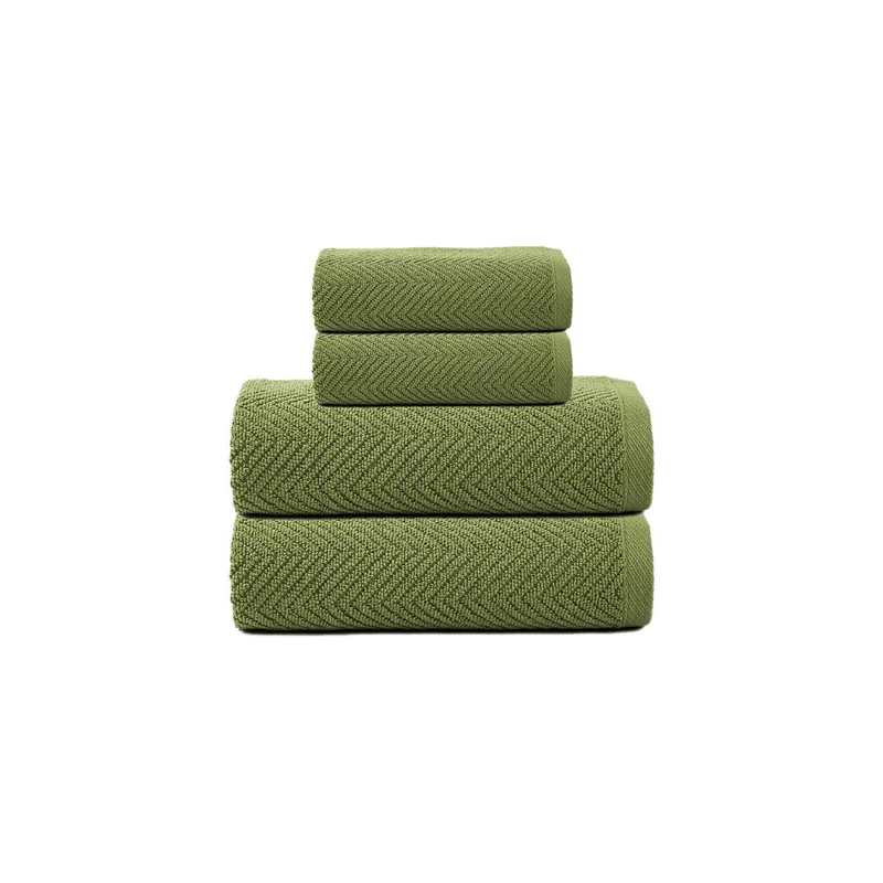 Set asciugamani 2+2 RIAD verde