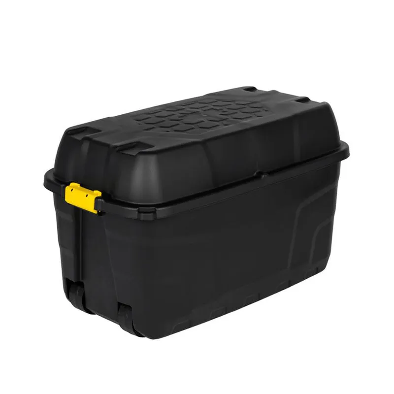 XXL Rollbox/Kissenbox mit Deckel, 175 Liter (Schwarz)