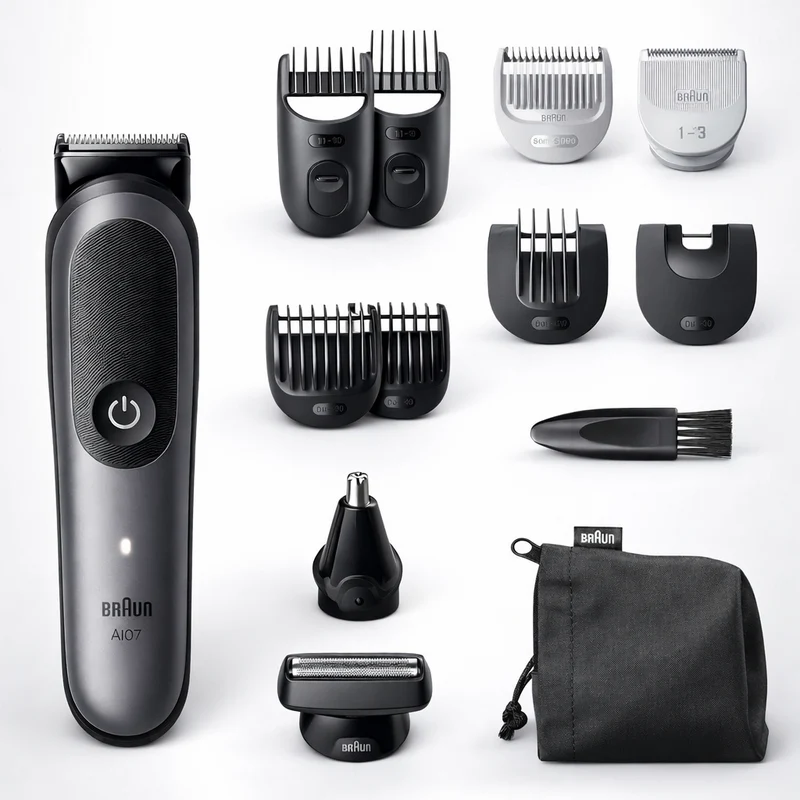 Braun Series 7 All-in-One Trimmer 12in1 Bart Haarschneider Wasserdicht Set