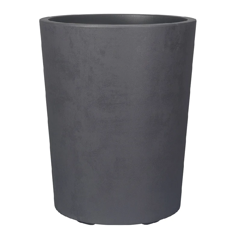 Runder XL Pflanzkübel "Millennium" 48 Liter in Anthrazit