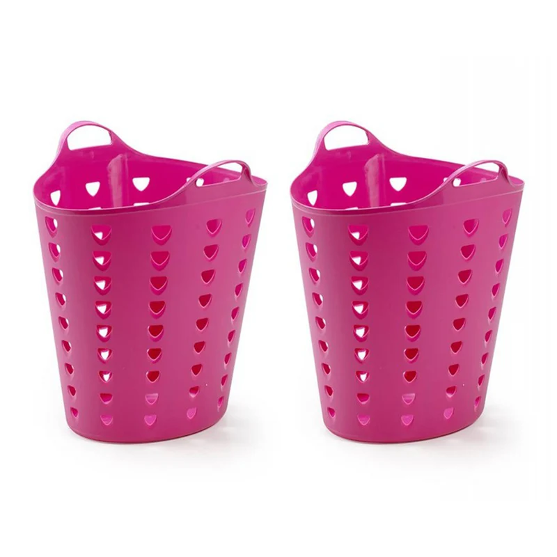 Set: 2 x Flexibler Tragekorb 65 Liter (Farbe wählbar)