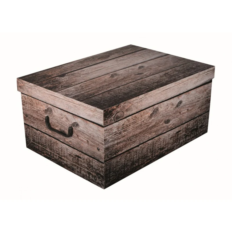 Dekokarton - Motiv: Holz Grau (Shabby Wood)