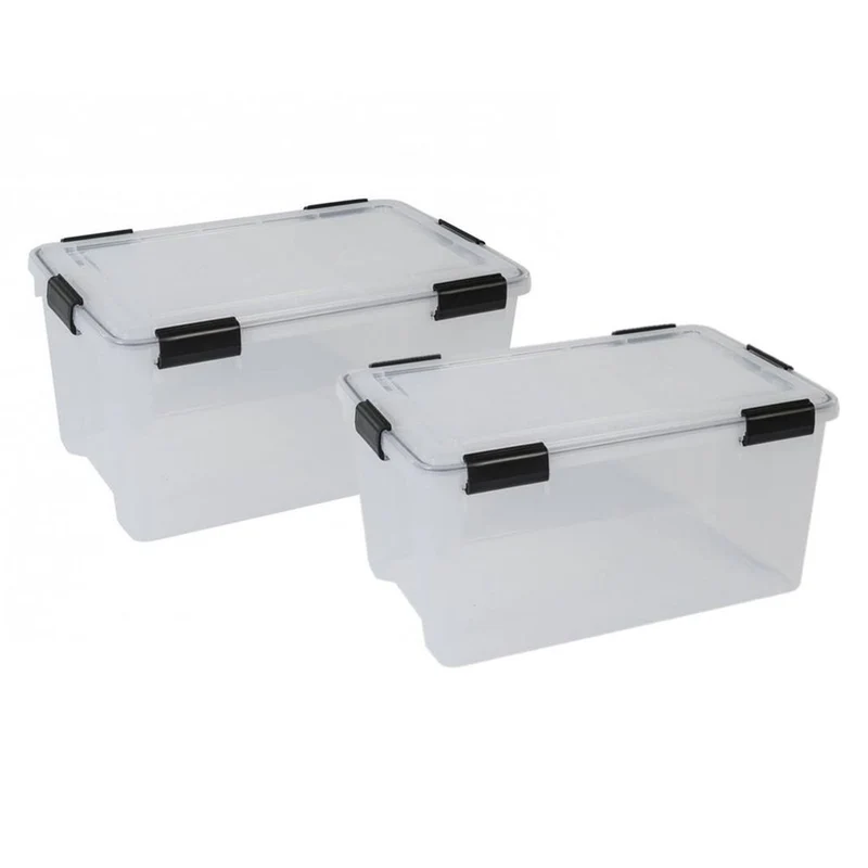 2 x Box mit Dichtung 50 Liter Volumen