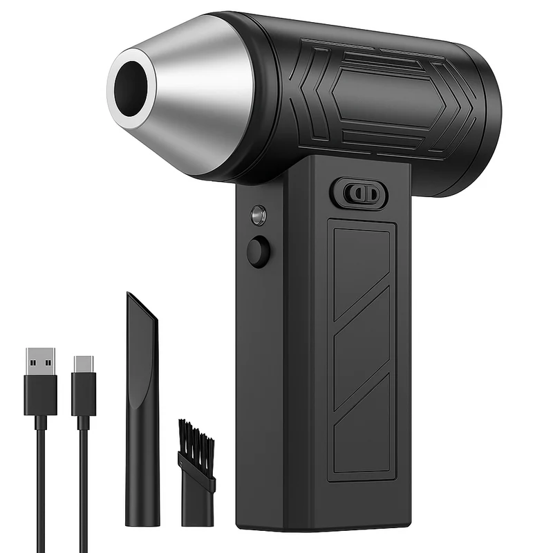Elektrisches 2in1 Luftgebläse & Staubsauger 150000 U/min mit LED für PC 💨