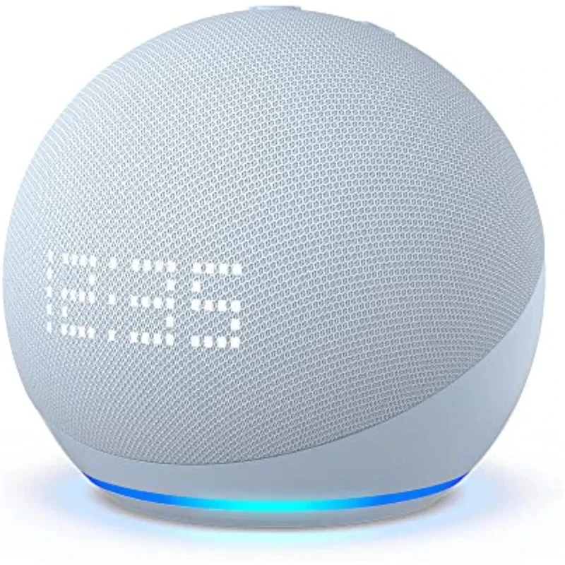 Amazon Echo Dot 5 (2022) mit Uhr Alexa Smart Speaker WLAN Bluetooth