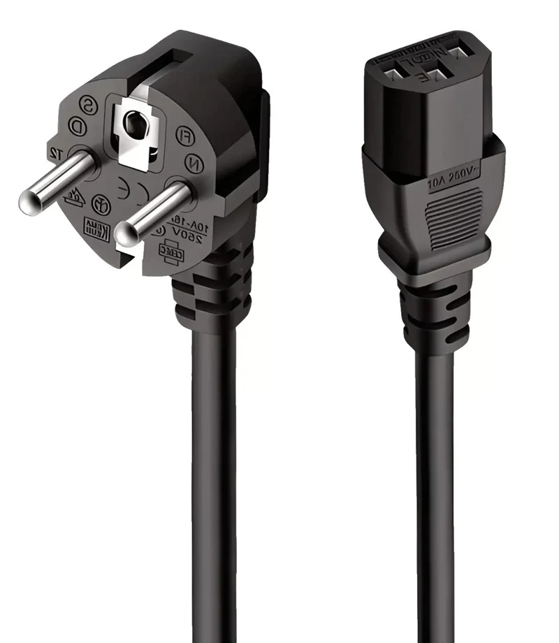 Schuko Stromkabel 1,5m Dreipolig 500W Stromversorgung Kabel PC Monitor Verstärke K2GUC3