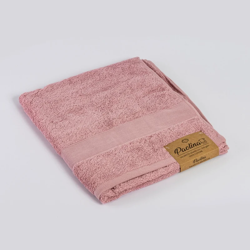 Asciugamano viso PAOLINA rosa