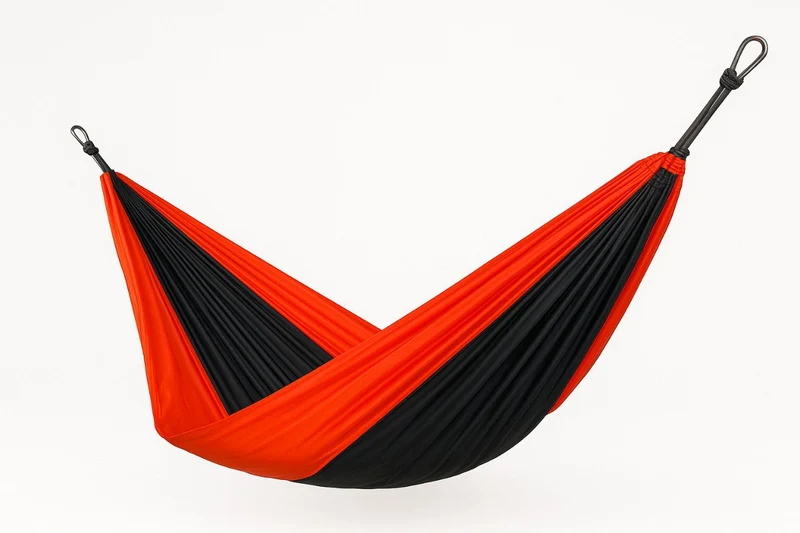 Ultraleichte Hängematte 275x140 cm – bis ca. 200 kg belastbar, inkl. Karabiner
