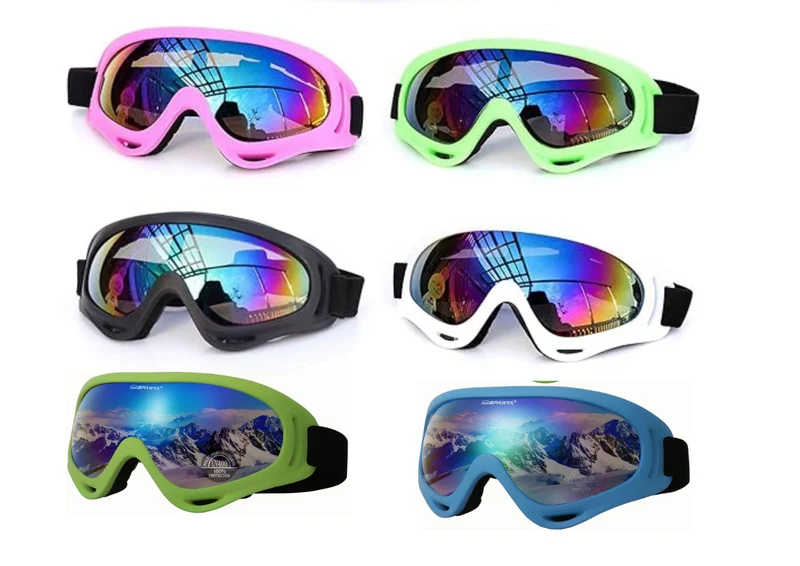 Skibrille & Snowboard Brille mit UV400 Schutz – Anti-Fog, Helmkompatibel, Unisex 1 stück