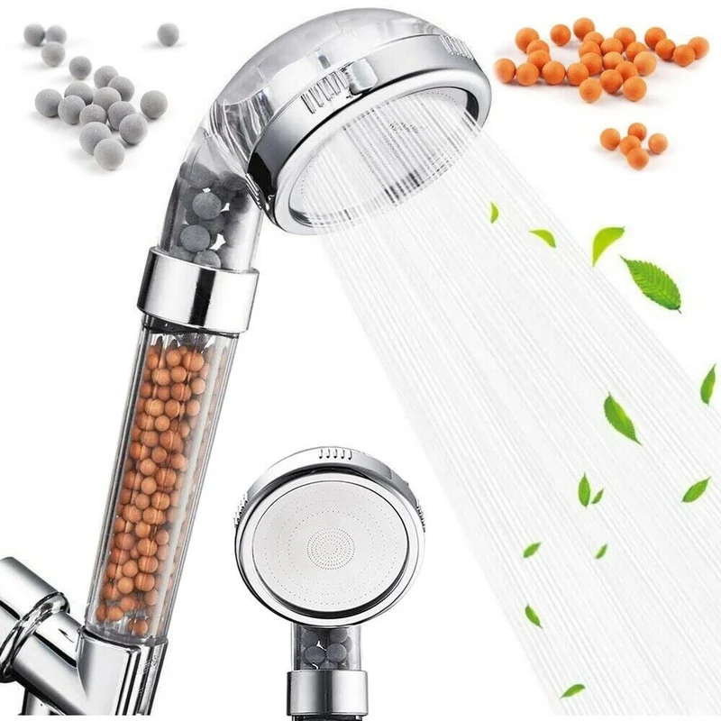 Filtration Duschkopf Hochdruck Handbrause mit Ionisierung & Kalkfilter