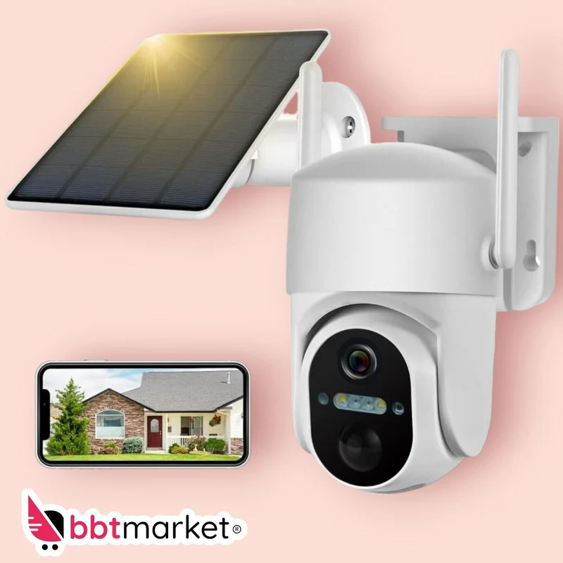 SOLARKAMERA FUNK WLAN WIFI IP NETZWERK CAMERA Outdoor AUßEN ÜBERWACHUNGSKAMERA