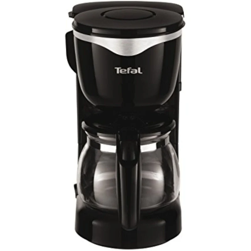 Tefal CM3408 Glas-Kaffeemaschine Mini (600 W, 6 Tassen) Schwarz/Edelstahl neu