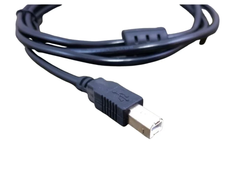 USB 2.0 Druckerkabel 1,5 m – USB-A auf USB-B Highspeed Kabel mit Ferritfilter für Drucker & Scanner