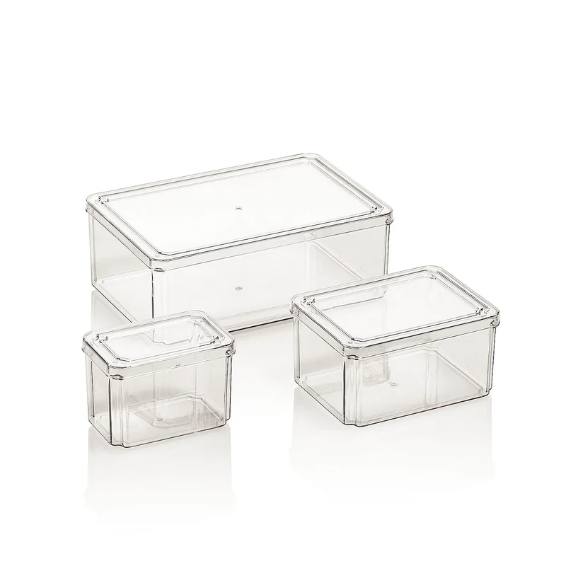 Set 3 contenitori con coperchio SHIWU