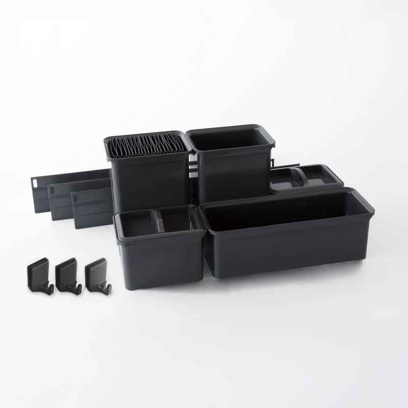 YouboXx Einhängeboxen Set 5 - für DISPENSA Apothekerschrank