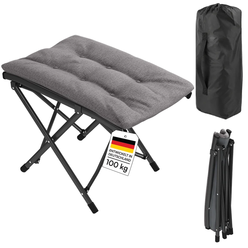 Campingstuhl mit Hocker 'Hoggar'