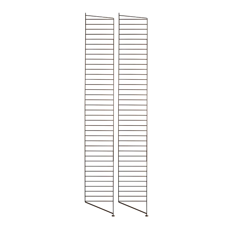 Bodenleiter 200x30cm Dunkelbraun 2er Set - Regalsystem - String Furniture