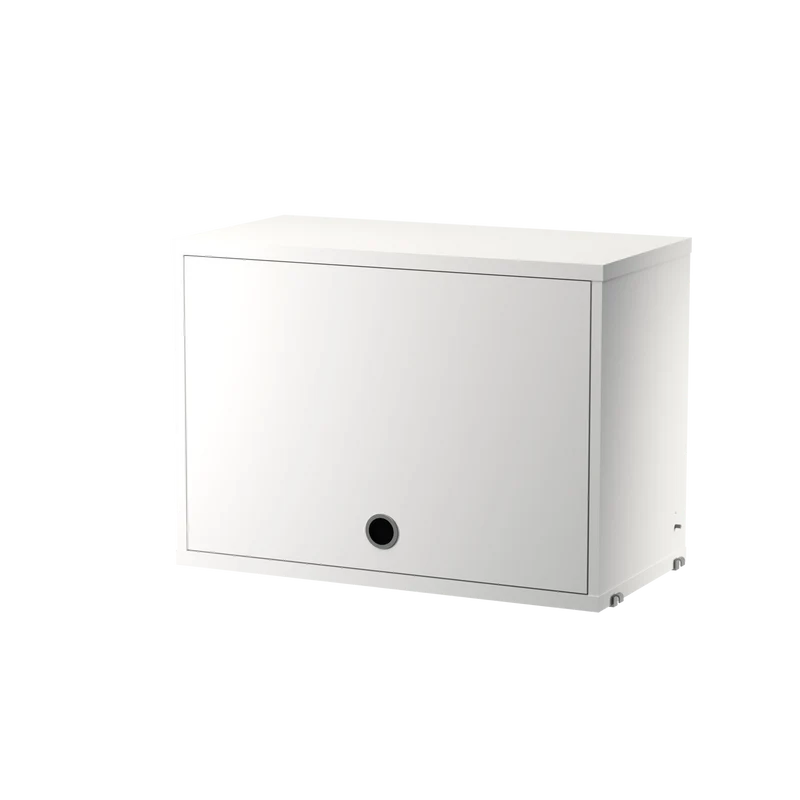 Schrank mit Klapptür 58x30cm Weiß – String Furniture