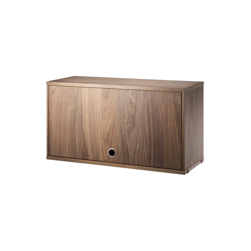 Schrank mit Klapptür 78x30cm Walnuss – String Furniture