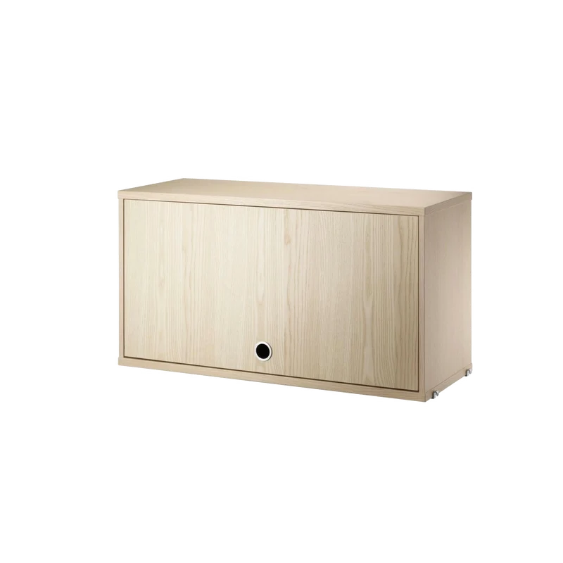 Schrank mit Klapptür 78x30cm Esche – String Furniture