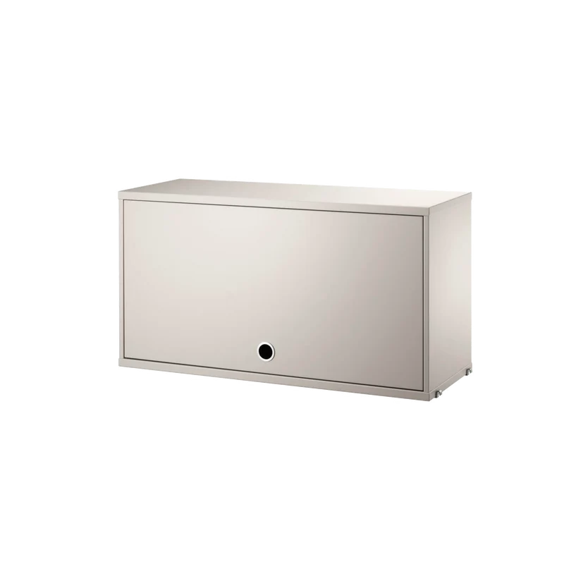 Schrank mit Klapptür 78x30cm Beige – String Furniture