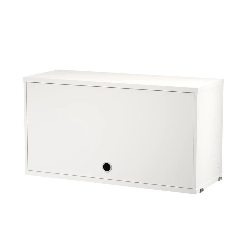Schrank mit Klapptür 78x30cm Weiß – String Furniture