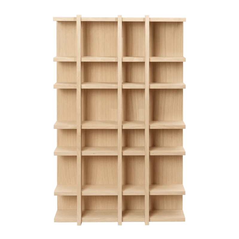 Wandregal Tilem - 4x6 - Natural Oak - ferm Living