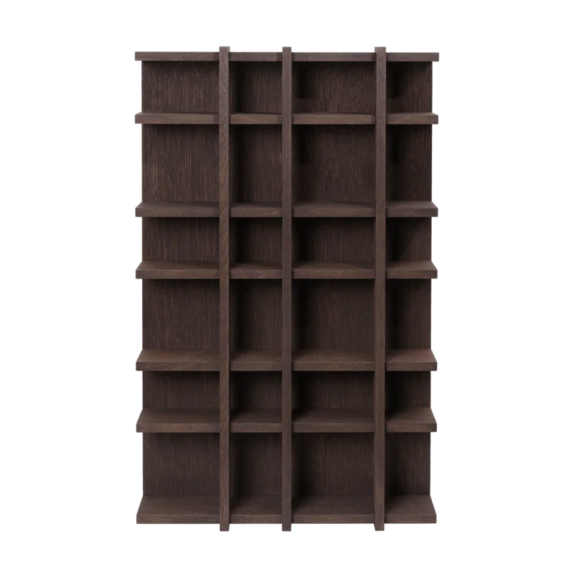 Wandregal Tilem - 4x6 - Dark Stained Oak - ferm Living