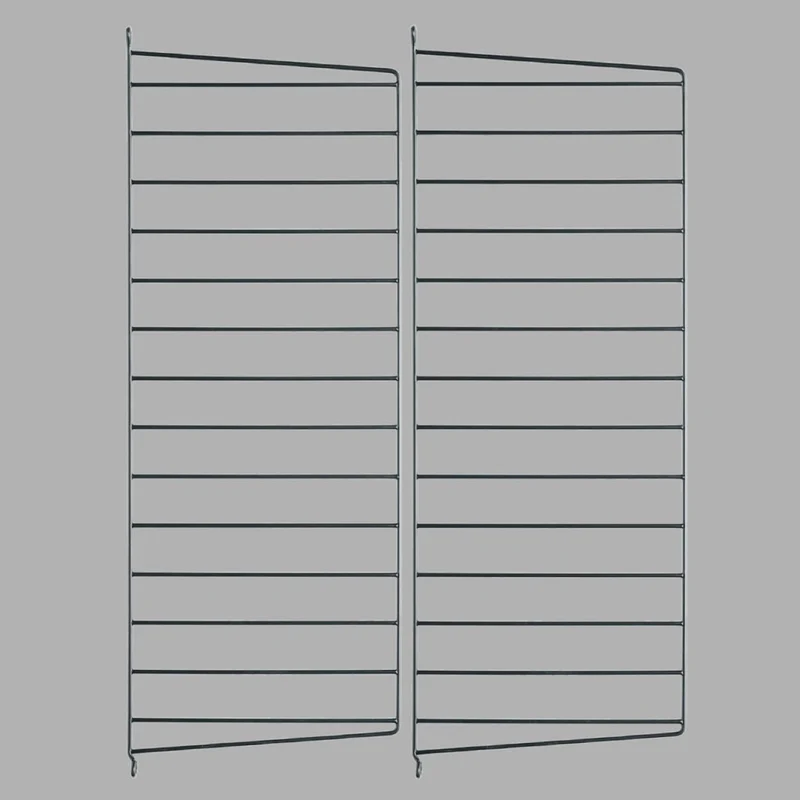 Wandleiter 2er Set grau 75x30cm - Regalsystem - String Furniture