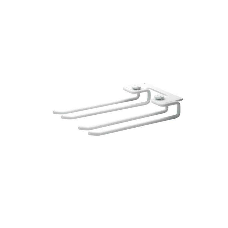 Gläserschienen 20cm Weiß – String Furniture Regalsystem (2er Set)